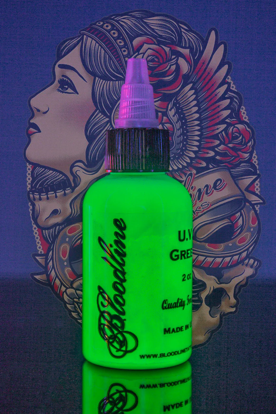 BLACKLIGHT UV ELECTRIC KOOLAID GREEN - 1 Oz