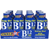 B12 Energy Shots (12pk - 2 oz bottles) - Blue Raspberry