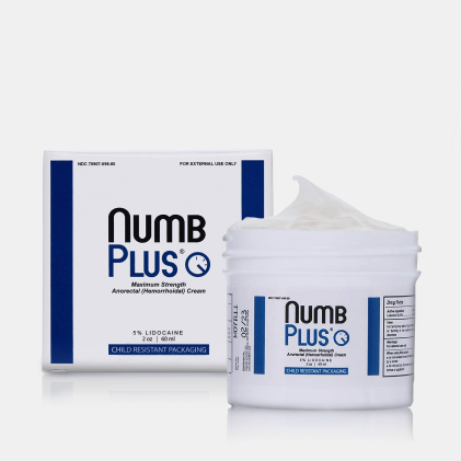 NumbPlus 5% Lidocaine Topical Anesthetic 2 Oz