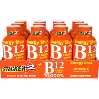 B12 Energy Shots (12pk - 2 oz bottles) - Orange