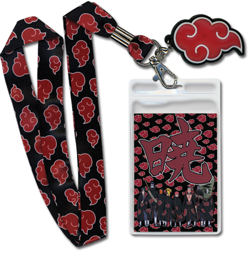 NARUTO SHIPPUDEN AKATSUKI LANYARD